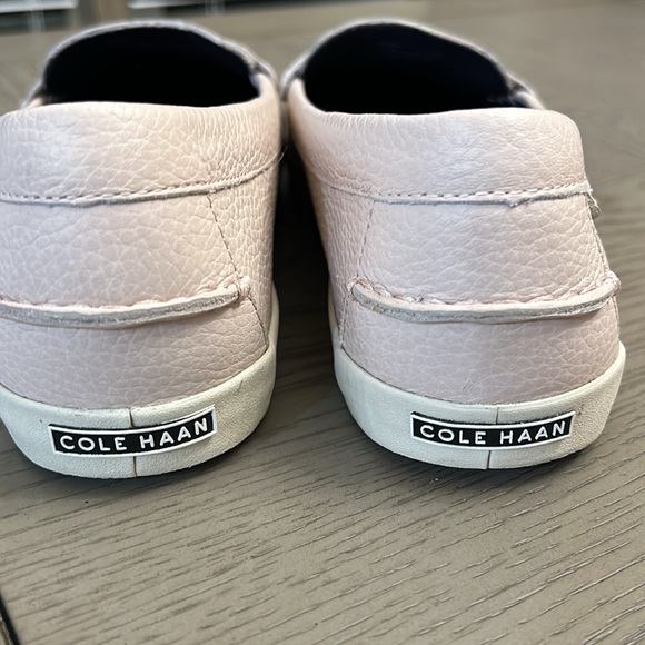 Light Pink Leather Cole Haan Loafers - Picture 5 of 5